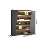 キャビネット　インテリアユニット　ホーム収納家具　洗練　メラミン化粧板　耐摩耗性　扉付き　蝶番　分類収納　大容量　ブラック　ライトグレー　カスタマイズ可能　SNG-M056