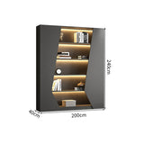 キャビネット　インテリアユニット　ホーム収納家具　洗練　メラミン化粧板　耐摩耗性　扉付き　蝶番　分類収納　大容量　ブラック　ライトグレー　カスタマイズ可能　SNG-M056