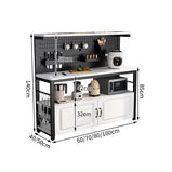 有孔ボード　オープン収納　扉付き収納　分類収納　スチールフレーム　安定性　フック　アジャスター　キッチンラック　作業台　収納ラック　機能的　カスタマイズ可能　SNZ-M075