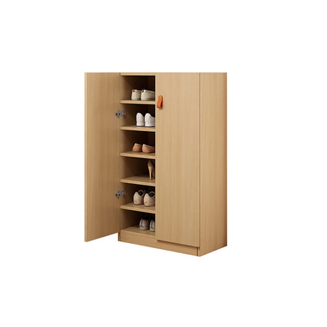 可動棚　大容量　メラミン化粧板　頑丈　厚み　下駄箱　シューズボックス　シンプル　木目調　温かみ　モダン　洗練　カスタマイズ可能　XG-M100