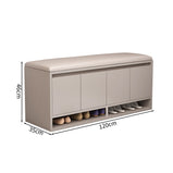 シューズボックス　靴　収納　下駄箱　玄関用　コンパクト　シューズケース　チェア　ロビースツール　高密度ウレタン　シェルパ生地　ホワイト　カスタマイズ可能　XG-M101