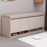 シューズボックス　靴　収納　下駄箱　玄関用　コンパクト　シューズケース　チェア　ロビースツール　高密度ウレタン　シェルパ生地　ホワイト　カスタマイズ可能　XG-M101