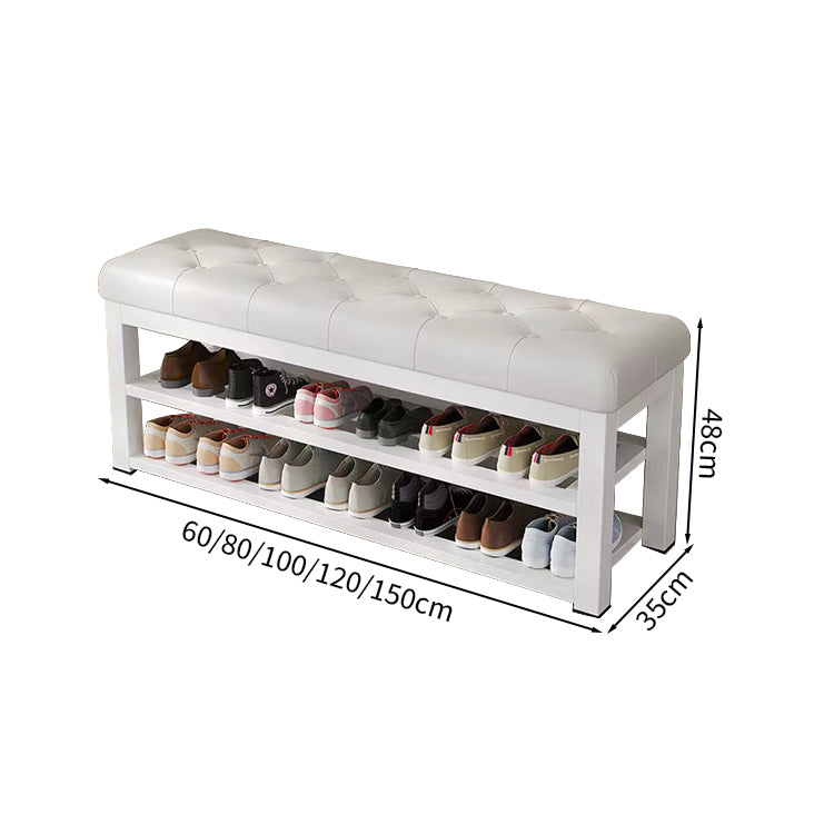 シューズボックス　シューズケース　靴箱　靴　収納　下駄箱　玄関用　チェア　ロビースツール　合成レザー　ホワイト　オレンジ　カスタマイズ可能　XG-M102