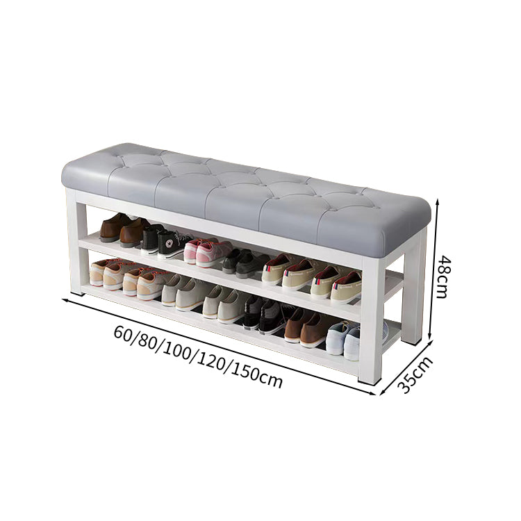 シューズボックス　シューズケース　靴箱　靴　収納　下駄箱　玄関用　チェア　ロビースツール　合成レザー　ホワイト　オレンジ　カスタマイズ可能　XG-M102