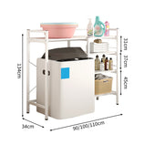 棚　収納ラック　ラックマウント　収納　多機能収納　大容量　洗面所用　風呂場用　多機能　耐荷重　アジャスター　補強機構　ホワイト　ブラック　ZWJ-M001　metamall