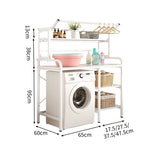 棚　収納ラック　ラックマウント　収納　多機能収納　大容量　洗面所用　風呂場用　多機能　耐荷重　アジャスター　補強機構　ホワイト　ブラック　ZWJ-M001　metamall