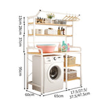 棚　収納ラック　ラックマウント　収納　多機能収納　大容量　洗面所用　風呂場用　多機能　耐荷重　アジャスター　補強機構　ホワイト　ブラック　ZWJ-M001　metamall