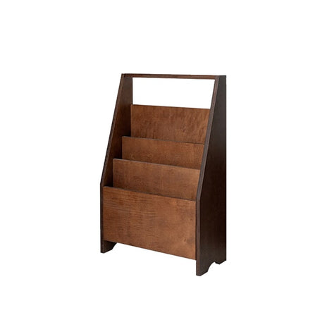 マガジンラック パンフレットスタンド 新聞ラック　木製　雑誌ラック　ベニヤ板　木調目　高級感　シンプル　ウォルナット　ZZJ-M010