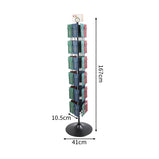 マガジンラック パンフレットスタンド 新聞ラック　雑誌ラック　看板　スチール　キャスター付き　おしゃれ　ブラック　カスタマイズ可能　ZZJ-M011