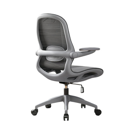 事務所椅子　オフィスチェア　ワークチェア　事務所椅子　人間工学　メッシュ生地　高耐荷重　グレー　シンプル　BGY-T134