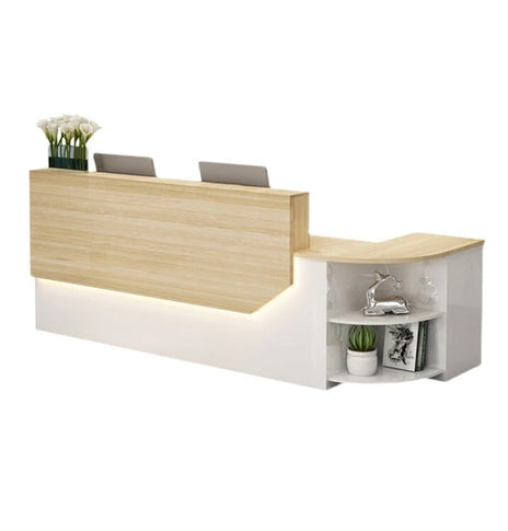 受付カウンター　L字カウンター 　カウンター　 受付台　 オフィス受付　エントランス受付　カスタマイズ可能　JDT-M-006　metamall