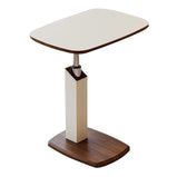 ローテーブル　テーブル　センターテーブル　昇降可能 　360度回転　木製　省スペース 　おしゃれ　ホワイト　CJ-M066