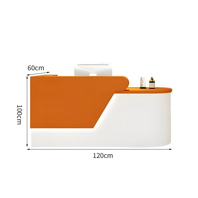 120*60*100cm / オレンジ+ホワイト