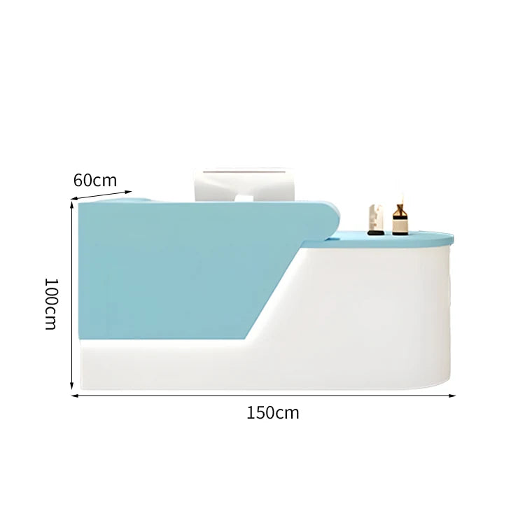150*60*100cm / セレストブルー+ホワイト