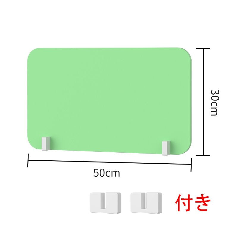 デスクトップパネル パネル デスクパネル PVC木製板パーテーション 卓上パーテーション　ZZGB-001