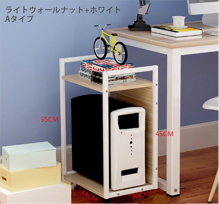 プリンター台 プリンターラック キャスター付き多目的ラック オフィス収納 ラック 収納ラック　BGSN-M-006