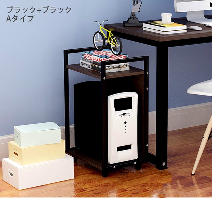 プリンター台 プリンターラック キャスター付き多目的ラック オフィス収納 ラック 収納ラック　BGSN-M-006