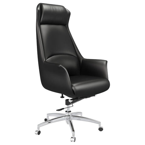 ハイバックチェア　ボスチェア オフィス ミーティング プレジデントチェア リクライニング 背もたれ レザー回転椅子 弓型 座りがちな背骨 腰サポート ホームチェア　BGY-M-038