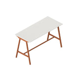 テーブル　作業台　バーテーブ　長方形テーブル　静電塗装　長方形　シンプル　モダン　ホワイト　カスタマイズ可能　BTZ-004