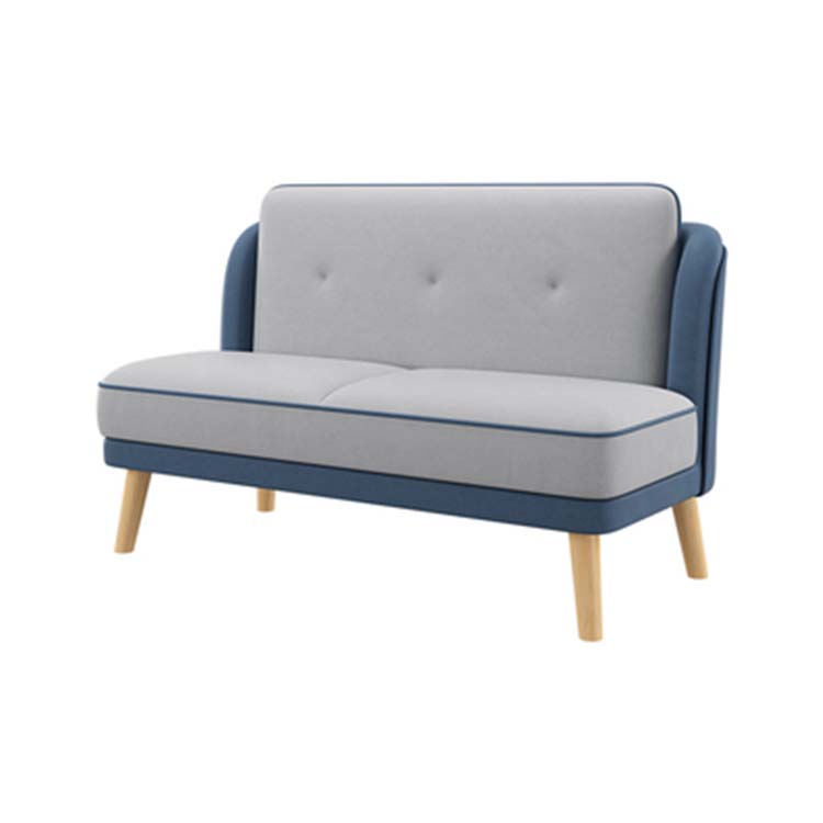 業務用ソファ　待合室　レストラン　高反発ウレタンフォーム　木製脚　1人掛け　2人掛け　おしゃれ　グレー　カスタマイズ可能　JDSF-M-048