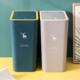 ゴミ箱 ダストボックス ワンプッシュオープン 小型ゴミ箱 家庭用 オフィス用　LJT-009