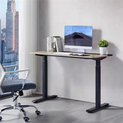 電動式昇降テーブル ワークテーブル 電動式スタンディングデスク テレワーク 在宅ワーク シンプル　SJZ-001