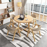 応接セット　コーヒーテーブル　円型テーブル　木目調　アイアン脚　カジュアル　シンプル　ナチュラル　カスタマイズ可能　JDZH-010