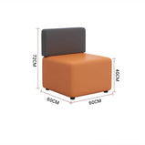 応接ソファー　休憩室　待合室　ソファー　高反発ウレタン　レザー　勝手に組み合わせ可能　シンプル　グレー　カスタマイズ可能　JDSF-034
