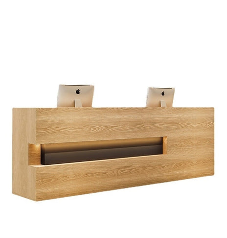 受付 カウンターテーブル カウンター 木製 レジ係カウンタ木製 レジカウンター ロック 引き出しを持つ 服店 木製レセプションデスク レジスタンドの受付カウンター ンプルなモダンショップ スモールバーテーブル 無人受付カウンターに最適　JDT-M-014　metamall