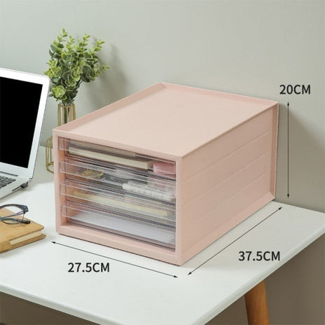 オフィス収納 収納ボックス A4書類ケース 卓上収納 収納ケース　SNH-006