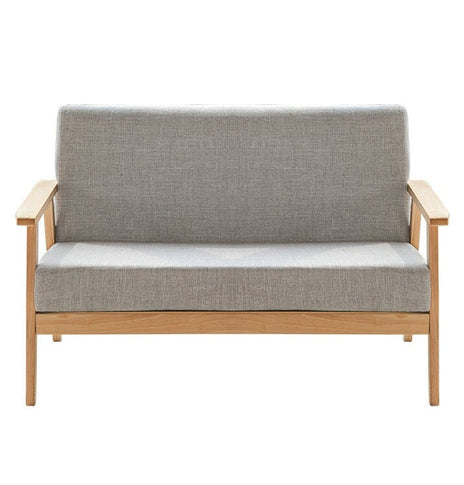 店舗用応接チェアセット　受付ソファー　喫茶店　休憩室　背もたれ　座面　クロス張り　シンプルモダン　グレー　カスタマイズ可能　JDSF-M-047