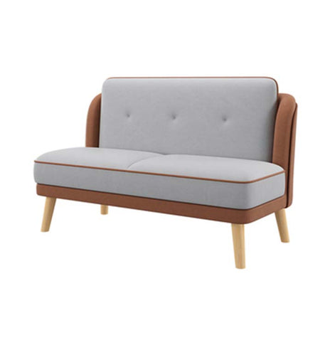 業務用ソファ　待合室　レストラン　高反発ウレタンフォーム　木製脚　1人掛け　2人掛け　おしゃれ　グレー　カスタマイズ可能　JDSF-M-048