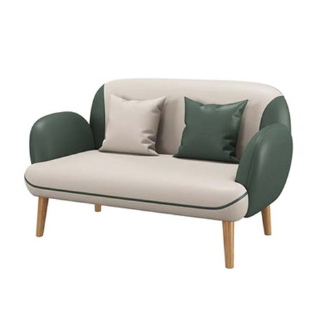 ダイニング応接ソファ　待合室　喫茶店　レストラン　高密度ウレタン　木製脚　　1人掛け　2人掛け　おしゃれ　ライスホワイト　JDSF-M-049