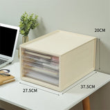 オフィス収納 収納ボックス A4書類ケース 卓上収納 収納ケース　SNH-006