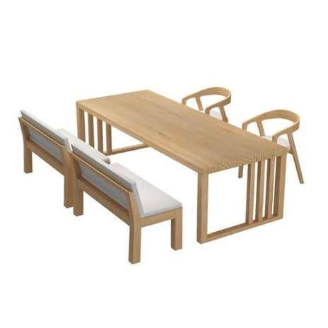 会議室 仕事机 おしゃれ　会議テーブル　食卓テーブル　オフィス家具　木目調　木製　無垢材　シンプル　ナチュラル　カスタマイズ可能　HYZ-M-019