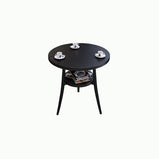 応接テーブル テーブル 収納付き丸テーブル チェアセット 応接セット オフィステーブル 　白テーブル　黒テーブル　カラフルチェア　JDZH-M-002