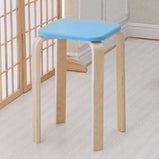 角型チェア 角型椅子 チェア 椅子 シンプルな角型チェア 丸椅子 4個セット　FYZ-002