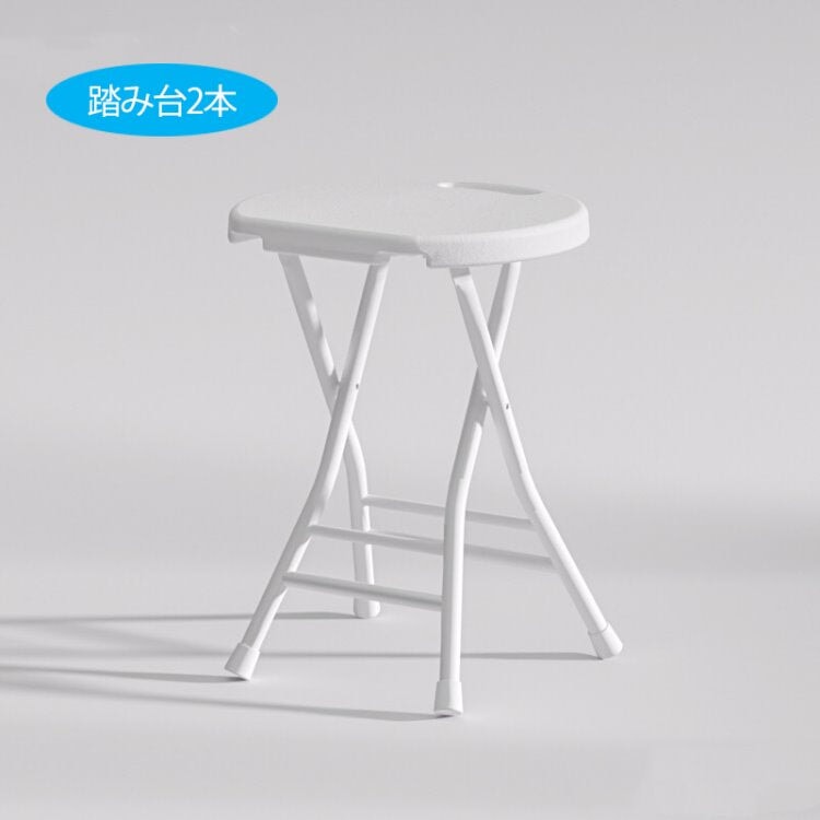 折りたたみスツール　折りたたみ椅子 オフィスチェア 事務椅子 6脚セット　ZDY-M-003