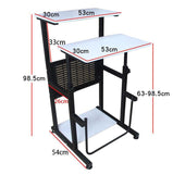 スタンドオフィスデスク スタンドデスク スタンディングデスク オフィスデスク　YJZ-M-003