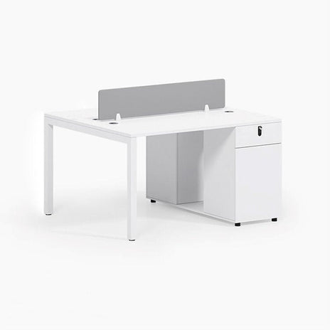 事務 デスク 収納　作業机　デスク　ダイヤル錠付き　木目調　扉付き収納　PC収納　配線穴付き　テーブル　ホワイト　カスタマイズ可能　BGZ-M-140